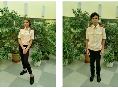 Школьная форма кадетского класса имени Героя Советского союза Александра Матросова